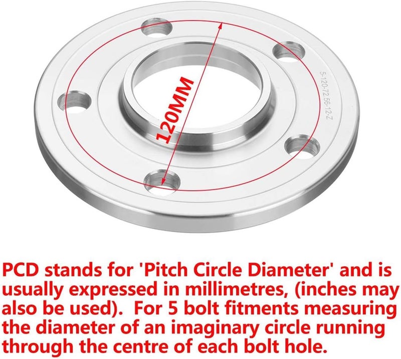 DEMULAX 12mm Car Wheel Spacer Adapter for BMW - Image 3