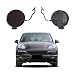 Goholy Car Front Bumper Tow Hook Cover Compatible with Porsche Cayenne 2011 2012 2013 2014 Trailer Cover Cap 95850515600 Small Lid Towing Eye Cap - Image 2