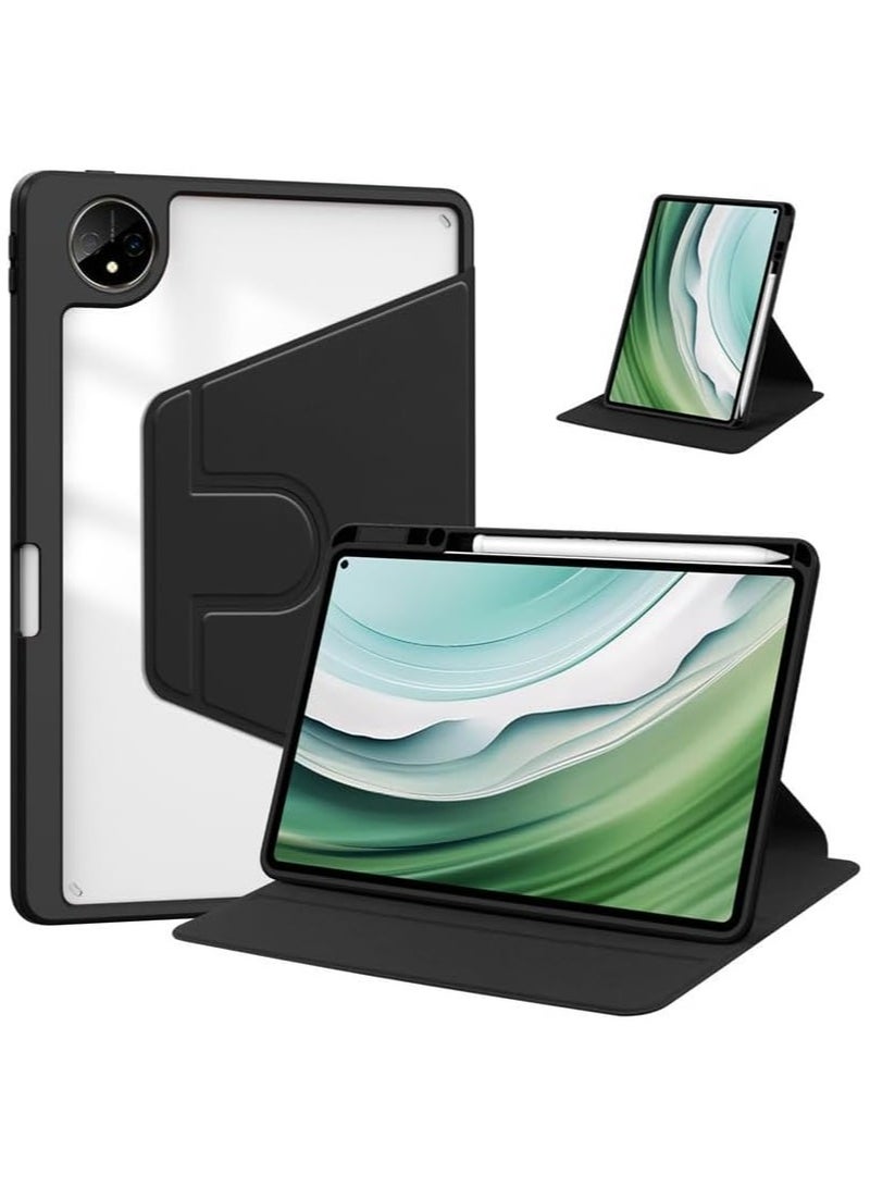 general Clear Back Case Compatible with Huawei MatePad Pro 11 2022 with Pencil Holder, 360 Degree Swivel Stand Folio Flip Smart Tablet Cover Auto Sleep/Wake Tablet Case - Image 1