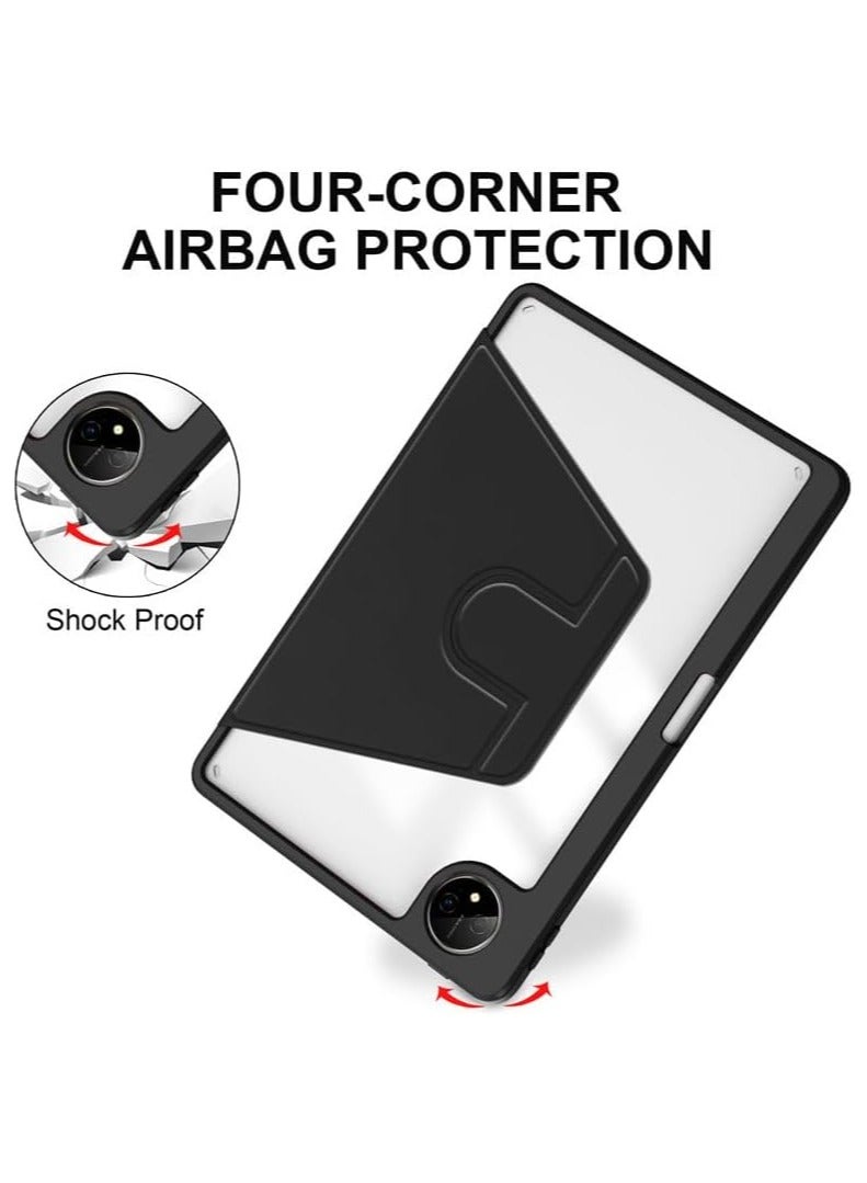 general Clear Back Case Compatible with Huawei MatePad Pro 11 2022 with Pencil Holder, 360 Degree Swivel Stand Folio Flip Smart Tablet Cover Auto Sleep/Wake Tablet Case - Image 5