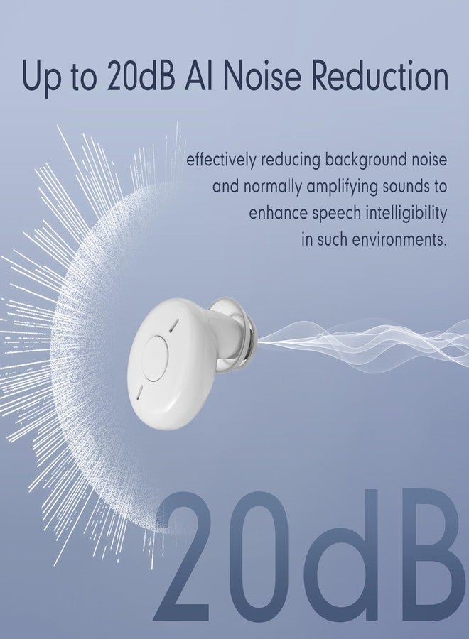 Hitrees Hearing Aids Rechargeable for Seniors, 32 Channel WDRC Hearing Aid in Ears Wireless with Noise Cancellation, Digital Hearing Aids, Suitable for Mild to Moderate Hearing Loss - Image 4