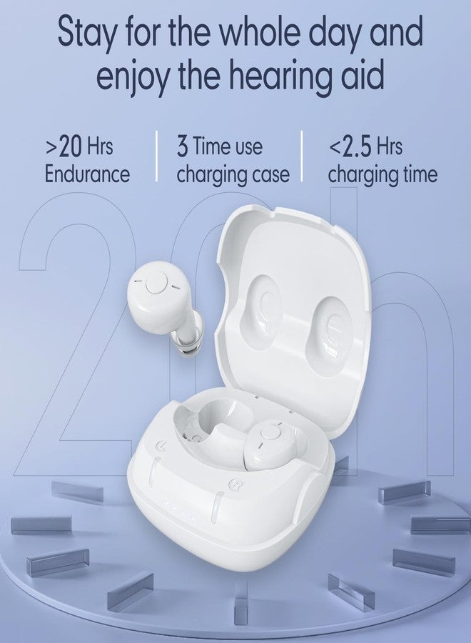 Hitrees Hearing Aids Rechargeable for Seniors, 32 Channel WDRC Hearing Aid in Ears Wireless with Noise Cancellation, Digital Hearing Aids, Suitable for Mild to Moderate Hearing Loss - Image 5