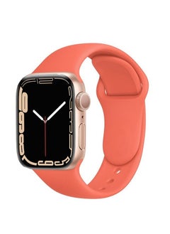 Apple Watch Band 45mm Soft Silicone Sport Band Replacement Wrist Strap Compatible for iWatch Apple Watch Series 7 (45mm)