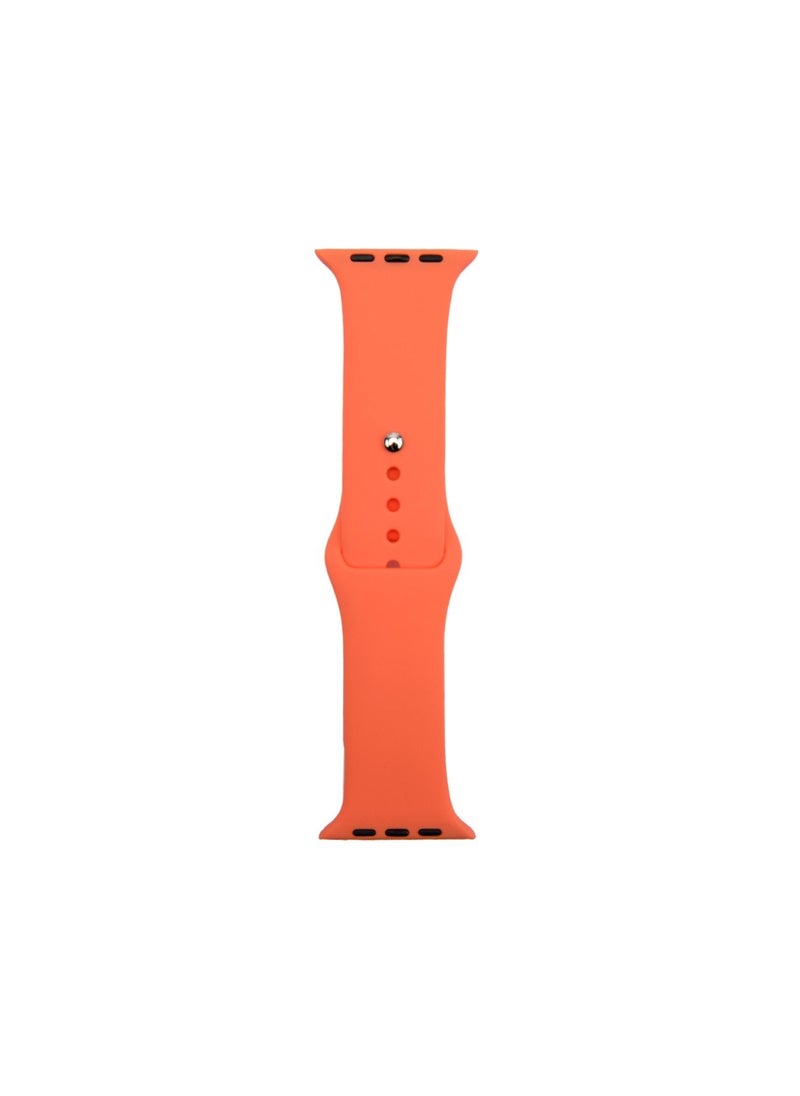Generic - Apple Watch Band 45mm Soft Silicone Sport Band Replacement Wrist Strap Compatible for iWatch Apple Watch Series 7 (45mm) - Image 1