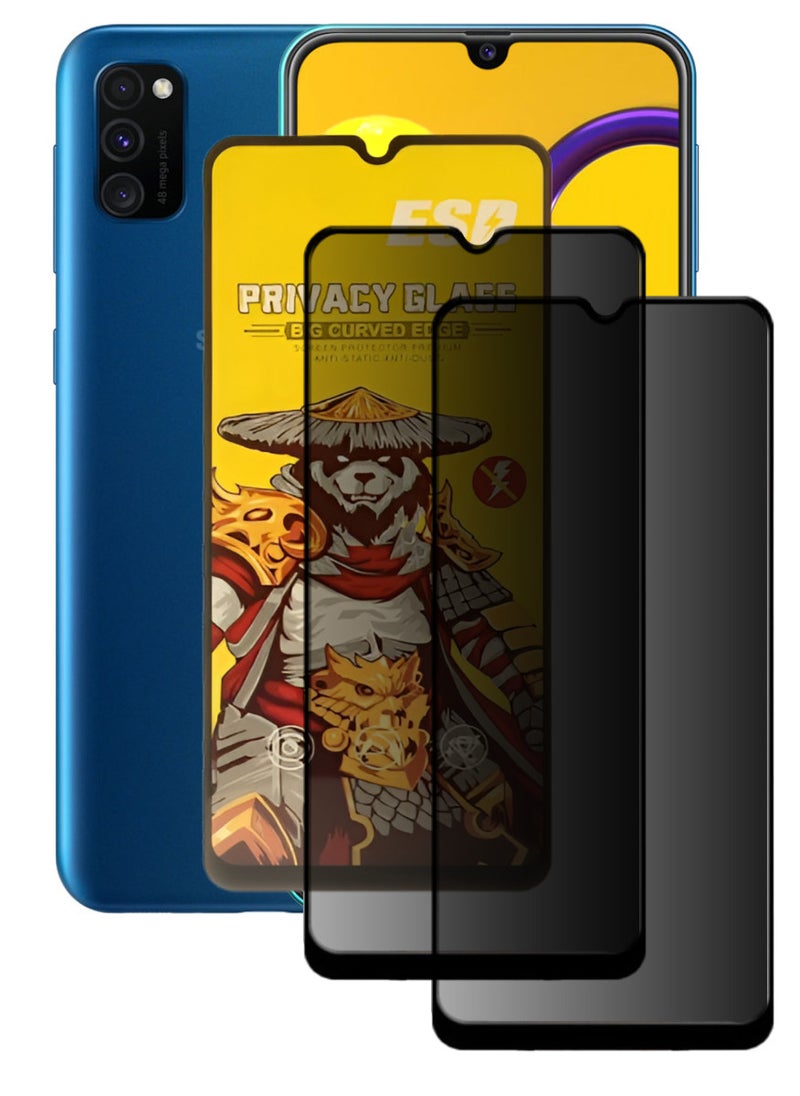 ESD 2 Pieces Tempered Dustproof Privacy Glass Screen Protector Compatible For Samsung Galaxy M30s - Image 1