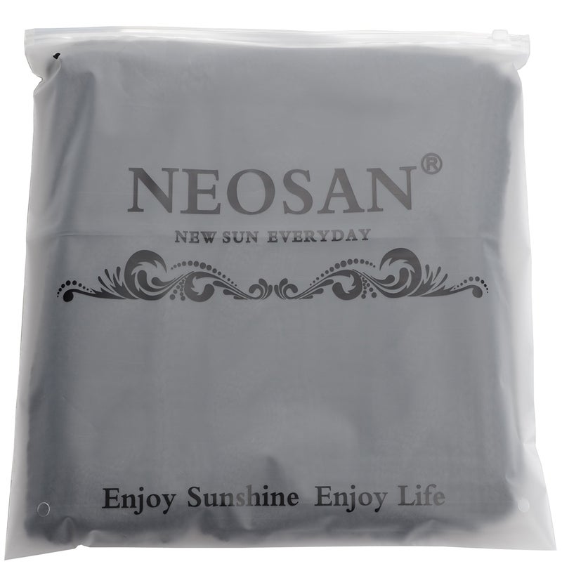NEOSAN Womens Thick Ribbed Knit Winter Infinity Circle Loop Scarf Twist Black - Image 5