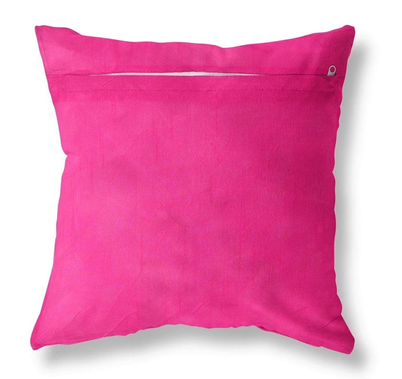 Kuber Industries Kuber Industries Disney Minnie Mickey Print Silk Special Long Crush Cushion Covers (16"x16") Set of 4, Black & Pink-KUBMART10003,Standard - Image 5