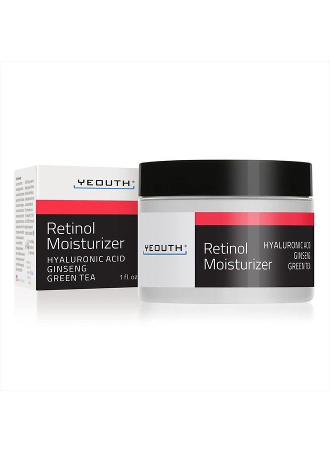 Yeouth - Retinol Face Moisturizer with Hyaluronic Acid, Moisturizing Face Cream for Wrinkle & Dark Spot, Night Cream Face Care, Anti Aging Skin Care - Image 1