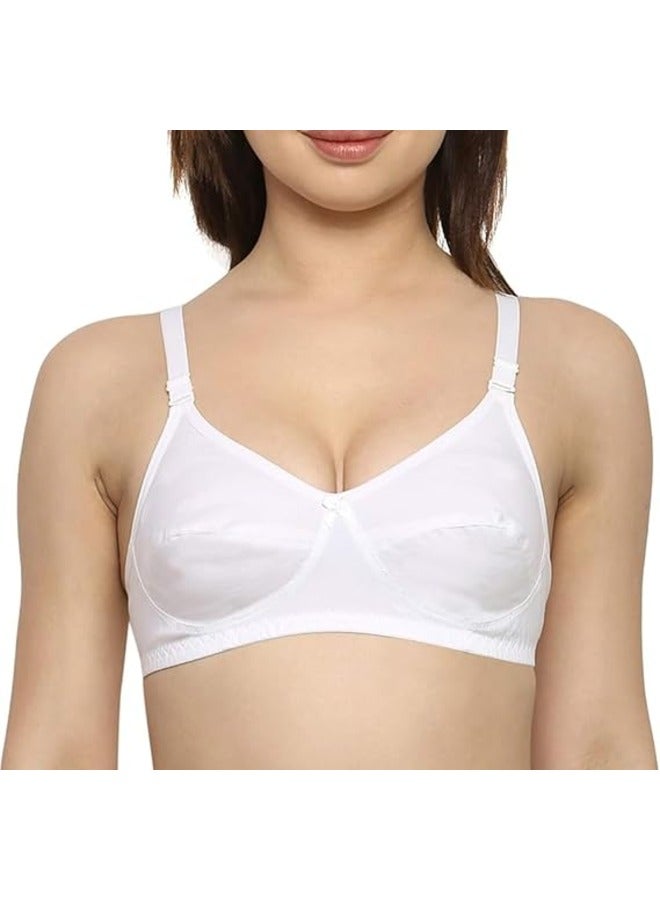 Love Bell Women's Everyday Bra - Double-Layered, High Coverage, All-Day Comfort Bra - Image 1