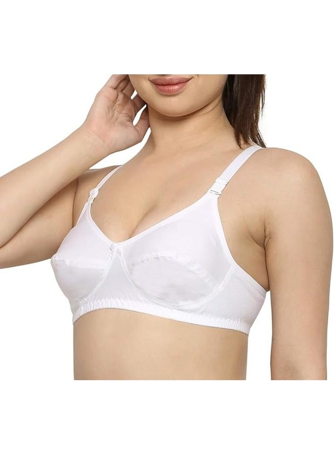 Love Bell Women's Everyday Bra - Double-Layered, High Coverage, All-Day Comfort Bra - Image 2