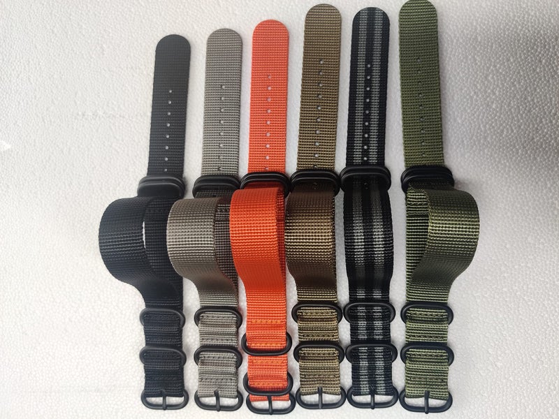Lijinlan Strap Compatible with Casio G-Shock, Men Nylon Replacement Watch Band for G-Shock DW5600/GWM5610/DW6900/DW9052/GW100/GA100/GD120/GA400 - Image 3