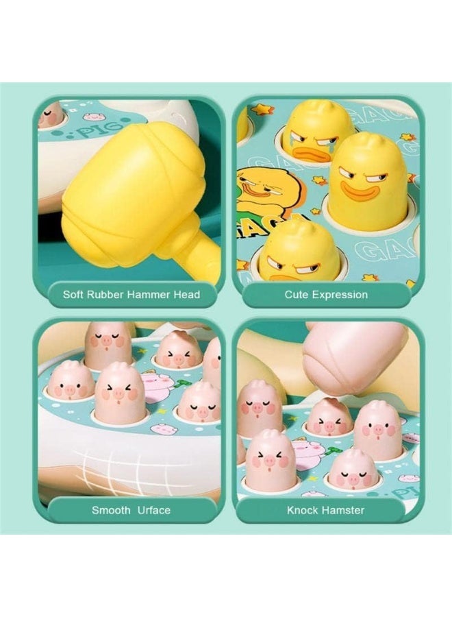 Duck Cartoon Whac-A-Mole Montessori Toy - Animal-Themed Knocking Game | Educational Board Game for Toddlers & Parent-Child Play - Image 4