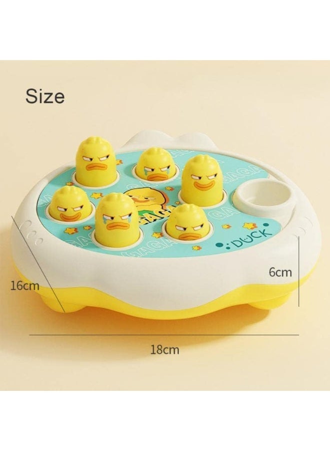 Duck Cartoon Whac-A-Mole Montessori Toy - Animal-Themed Knocking Game | Educational Board Game for Toddlers & Parent-Child Play - Image 3