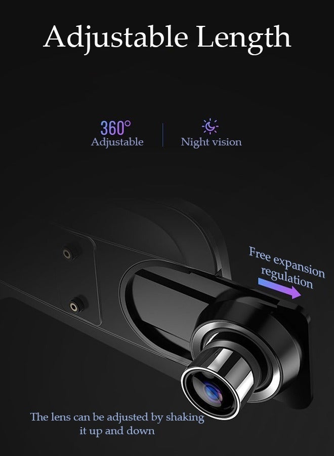 DUNISO Dash Cam 2K 1296P WiFi Car Camera with 2 inch IPS Screen,2K Front Dash Camera for Cars, Dual Dashcams for Cars with Night Vision,24 Hours Parking Mode,APP,G-Sensor,Loop Recording - Image 5