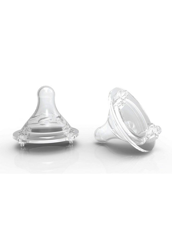 AVIMA Baby Silicone Nipples For Wide Neck Bottles Slow Flow 06 Months (Set Of 6) - Image 4