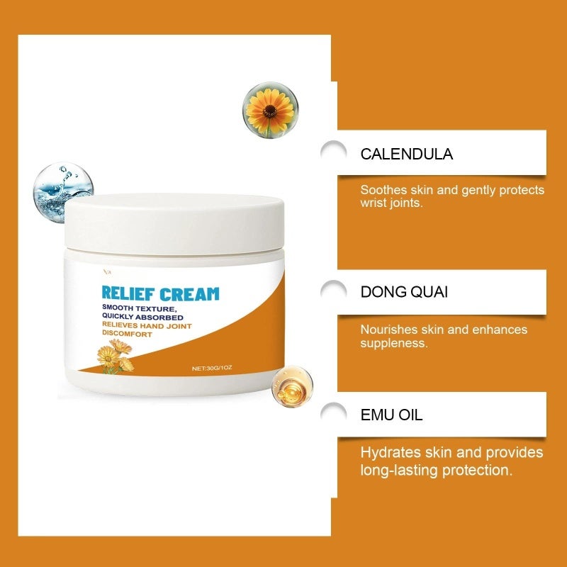 Wrist Massage Cream: White, Gentle Nourish Formula - Deeply Nourish Joint Skin for Daily Joint Care, Post-exercise Relaxation and Pre-bed Repair - Image 5