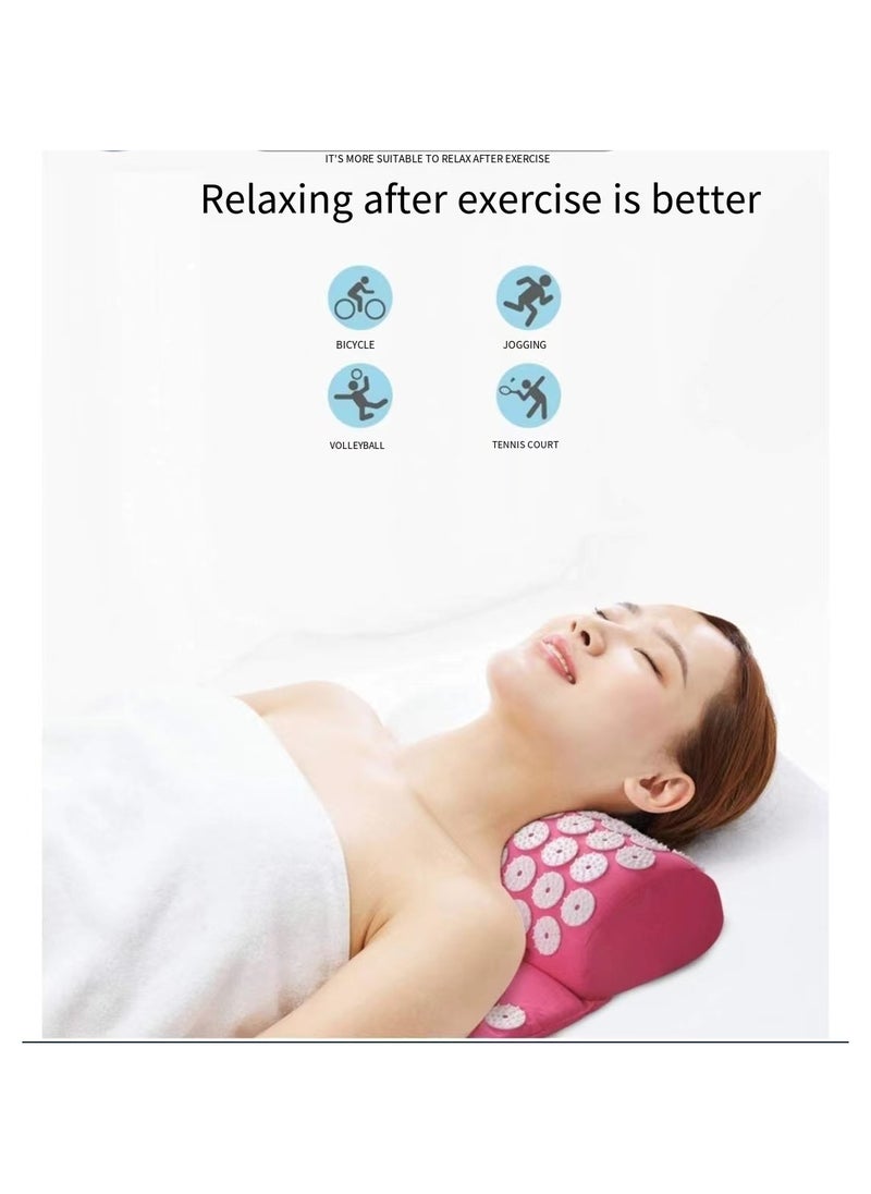 ProSourceFit ProsourceFit acupoint pad and pillow set for relieving back/neck pain and muscle relaxation  - Image 3
