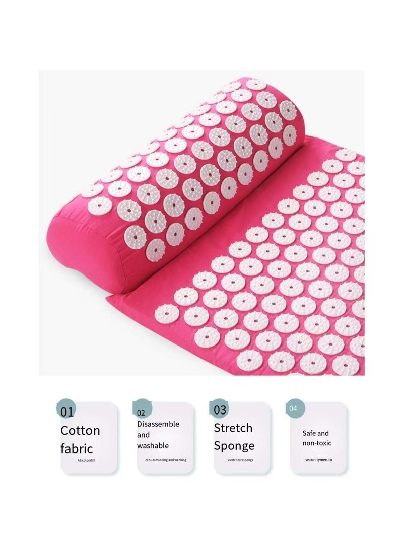 ProSourceFit ProsourceFit acupoint pad and pillow set for relieving back/neck pain and muscle relaxation  - Image 5