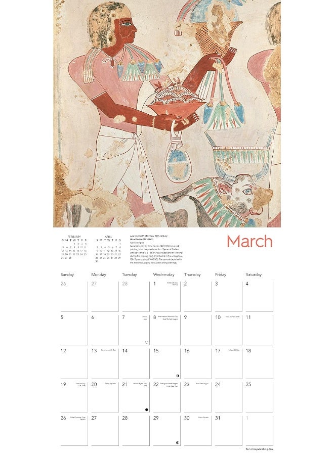 Ashmolean Museum: Egypt Wall Calendar 2023 (Art Calendar)  - Image 4