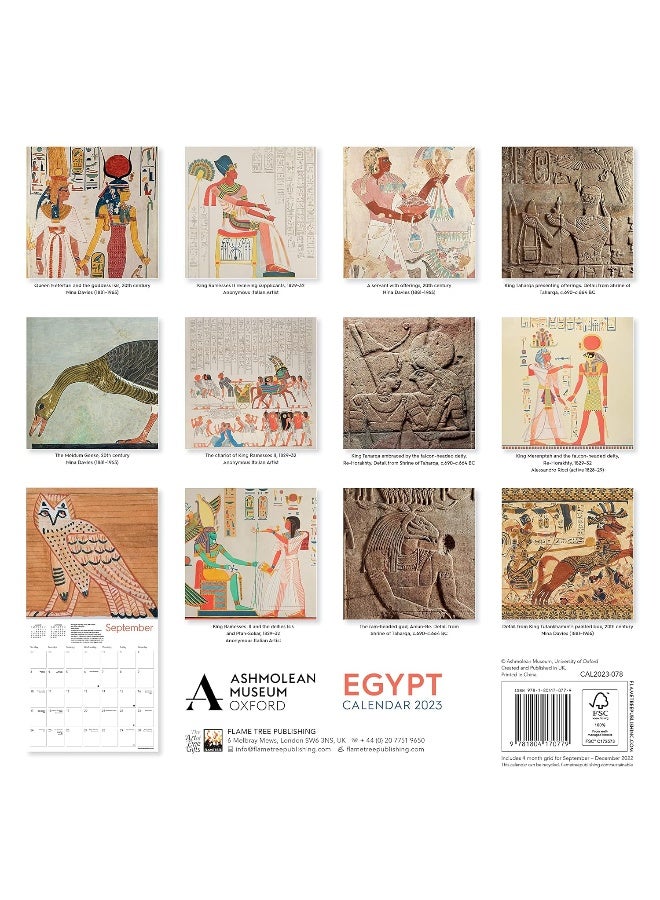 Ashmolean Museum: Egypt Wall Calendar 2023 (Art Calendar)  - Image 3