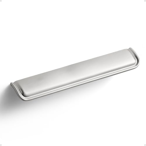 SORWDUERM 5 Pack 5 Inch128mm Brushed Nickel Cabinet Handles Knurled Kitchen Cabinet Pulls Cupboard Kitchen Hardware Drawer Pulls Dresser Handles - Image 1