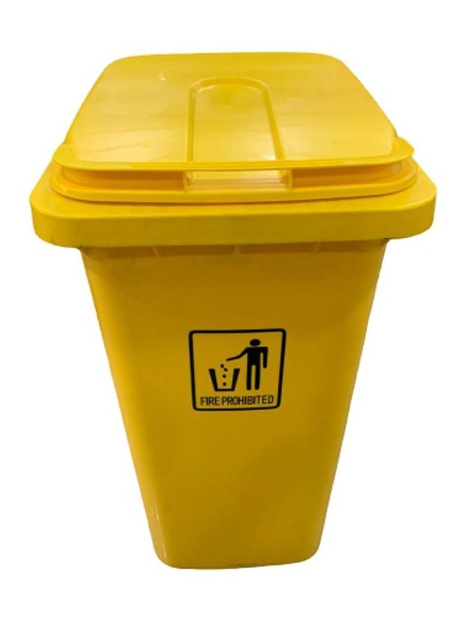 AKC High Quality Plastic Garbage Bin 240 Liters Yellow 