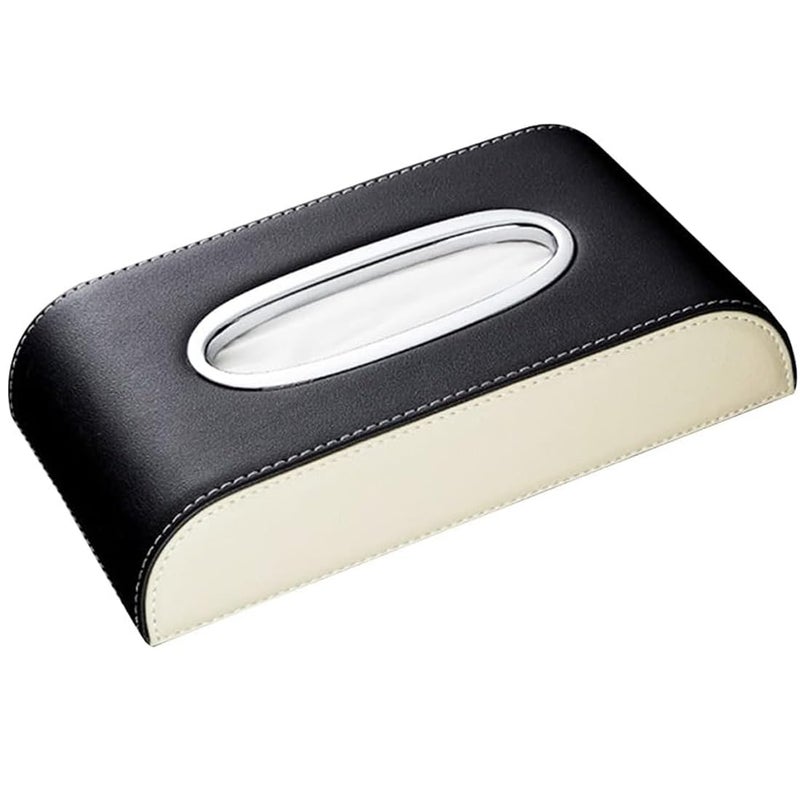 Maharsh Auto Accessories Car Sun Visor Tissue Box Car Back Seat Headrest Hanging Multi-use Tissue Box Durable Premium Elegant Design Paper Napkin Holder Tissue Holder-1pcs - Image 1