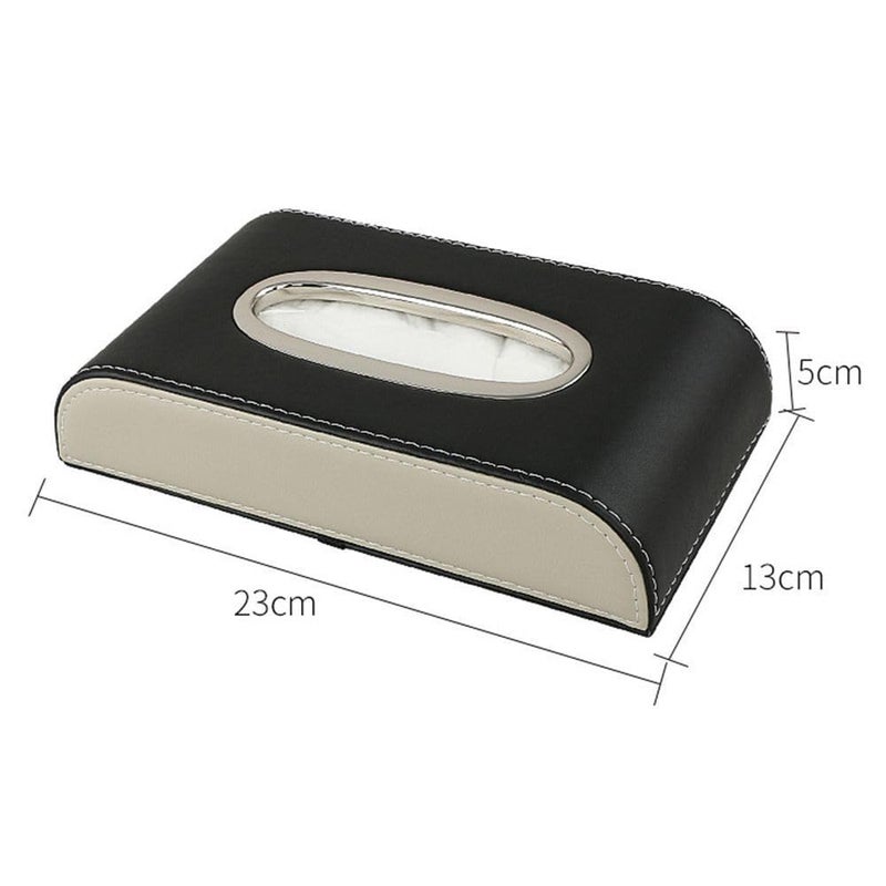 Maharsh Auto Accessories Car Sun Visor Tissue Box Car Back Seat Headrest Hanging Multi-use Tissue Box Durable Premium Elegant Design Paper Napkin Holder Tissue Holder-1pcs - Image 3