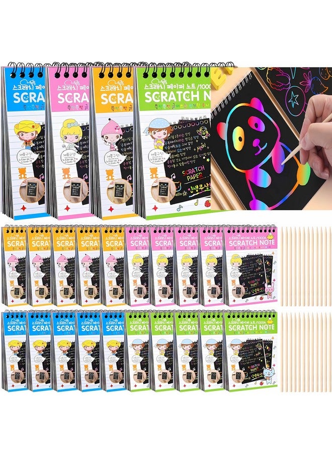 سيلي مي دفاتر رسم سحرية للأطفال مكونة من 20 قطعة - هدايا إرجاع لحفلات أعياد الميلاد للأطفال - أفضل هدايا إرجاع عيد الميلاد للأطفال بكميات كبيرة - مجموعة رسم سحرية، كتاب أنشطة الرسم، كتب خربشات - دفتر ملاحظات خدش - Image 1