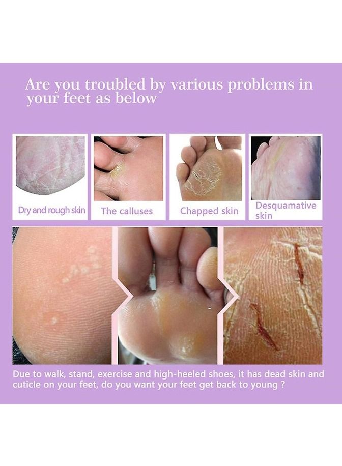 EFERO Lavender Exfoliating Foot Peel Mask for Dead Skin - Image 4