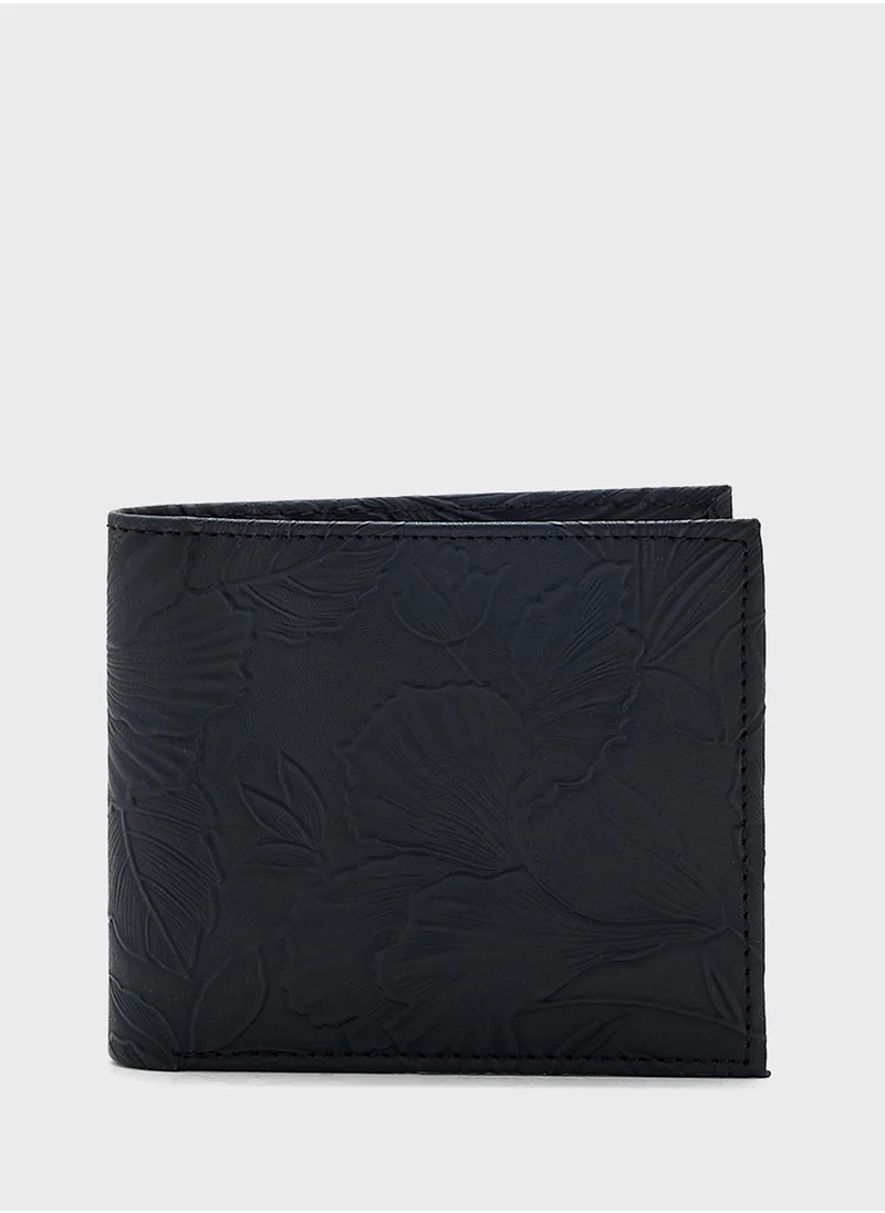 روبرت وود Textured Bi-Fold Wallet