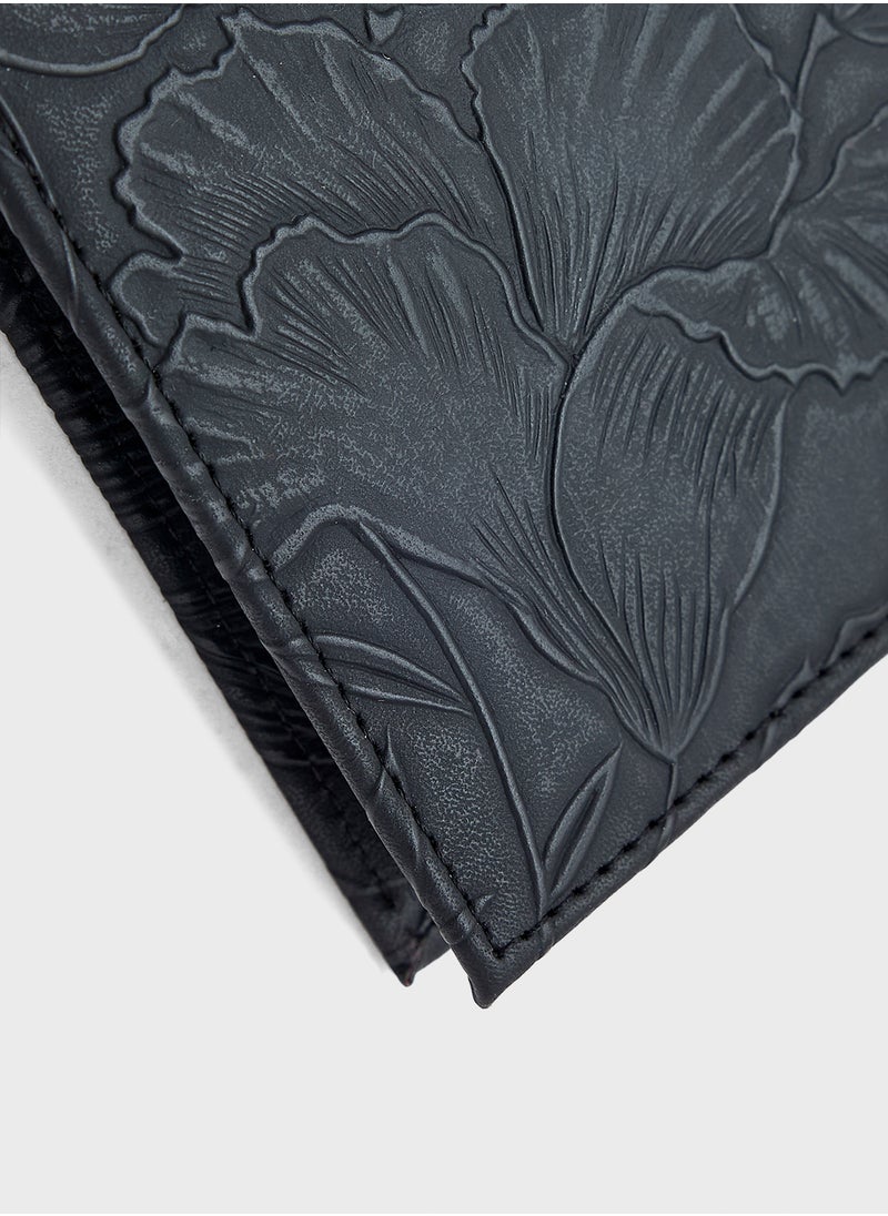 Robert Wood - Textured Bi-Fold Wallet - Image 1