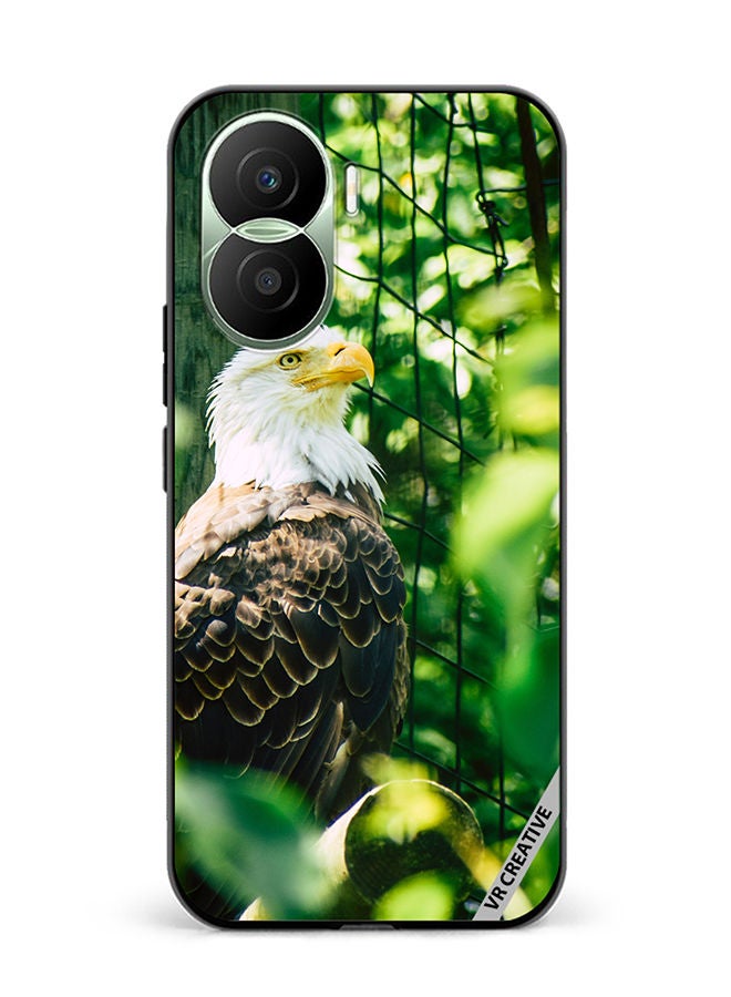 VR CREATIVE Protective Case Cover For Honor Play7T Pro Mighty Eagle Design Multicolour - Image 1