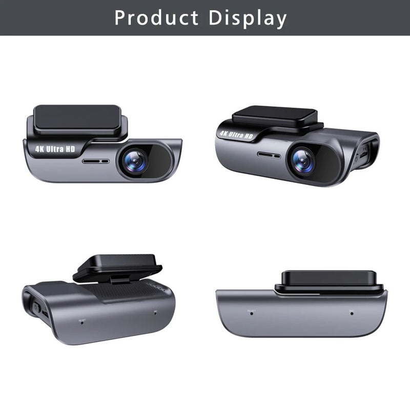 HD 4K 3840 * 2160P driving recorder WIFI camera Car DVR camera Video recorder Driving recorder 24-hour monitoring Night vision - Image 2