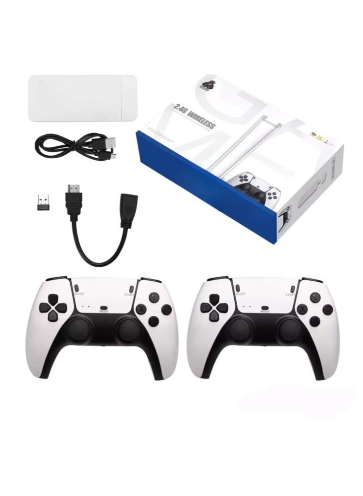 BLAZINGLY Wireless Retro Game Console with 10,000+ Built-in Games, 4K Ultra HD HDMI TV Gaming Stick, Dual Wireless Controllers, Plug & Play Classic Video Game Console for TV - Image 1