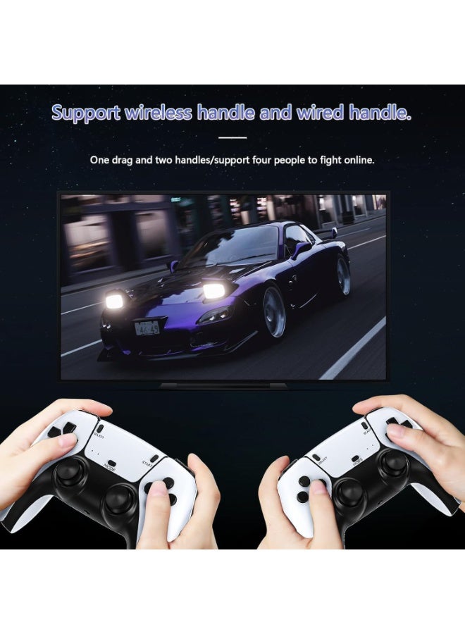 BLAZINGLY Wireless Retro Game Console with 10,000+ Built-in Games, 4K Ultra HD HDMI TV Gaming Stick, Dual Wireless Controllers, Plug & Play Classic Video Game Console for TV - Image 5