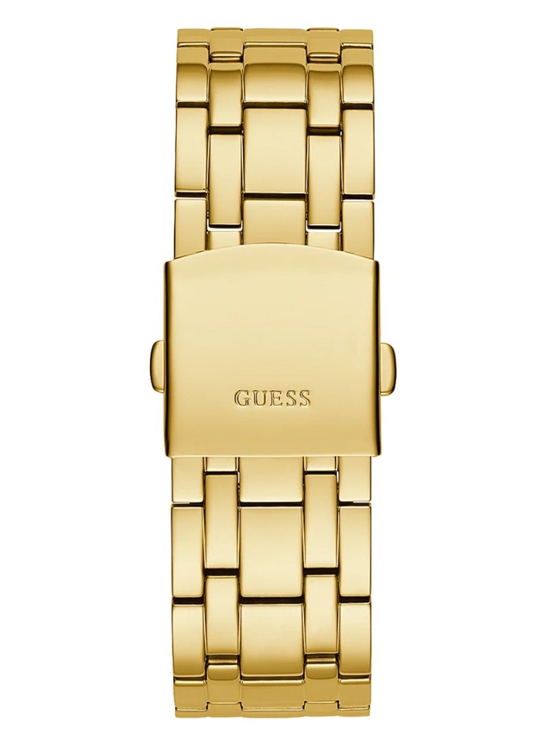 GUESS ساعة متعددة الوظائف للرجال بلون الذهب - GW0455G2 - Image 3