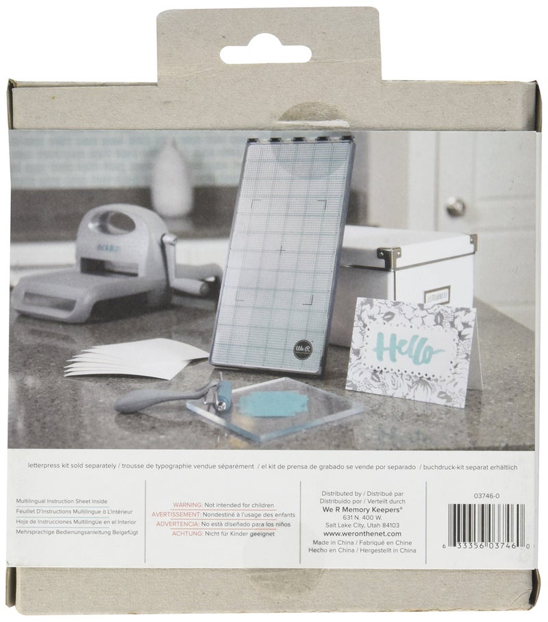 We R Memory Keepers 0633356037460 Printing Plate Letter Press-Home Made Set (11 Pieces) - Image 2