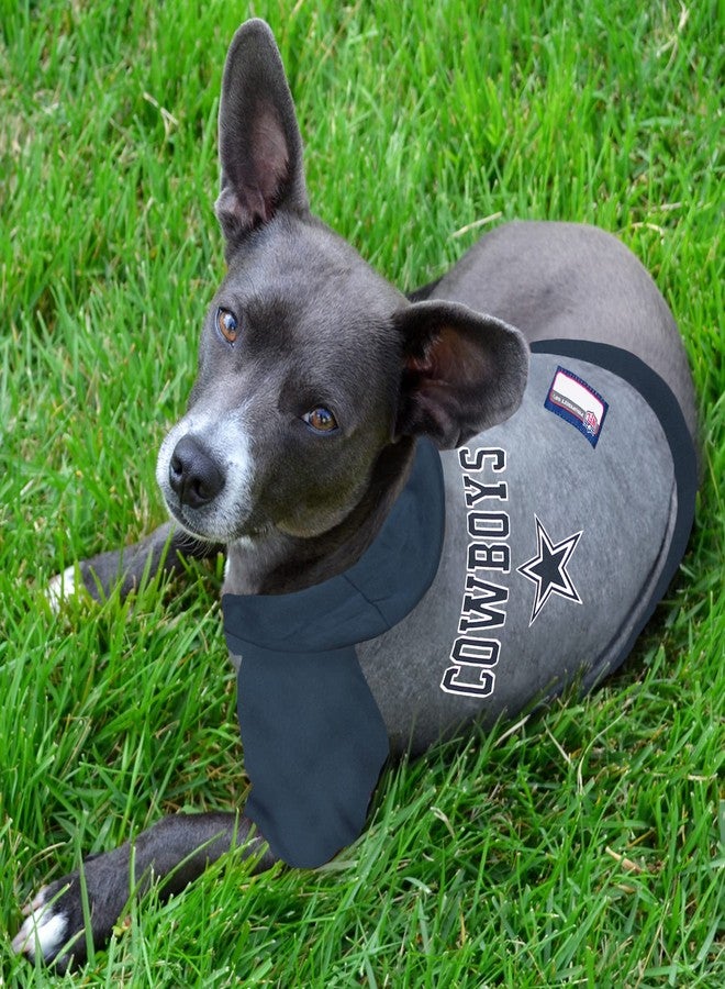Pets First NFL Dallas Cowboys Hoodie for Dogs & Cats. NFL Football Licensed Dog Hoody Tee Shirt, Medium. Sports Hoody T-Shirt for Pets. Licensed Sporty Dog Shirt (DAL-4044-MD) - Image 2