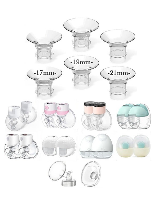 Momore 6 Piece Converter Practical Breast Pump Replacement Breast Pump Accessory Inserts Set - Image 1