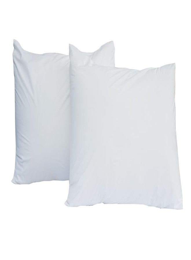 careboree Pack of 2 pcs King Size Pillow Encasement Careboree Luxury Lyocell Knitted Pillow Protector Waterproof Hypoallergenic Envelope Closure Housewife Pillow Sham Covers - Image 1