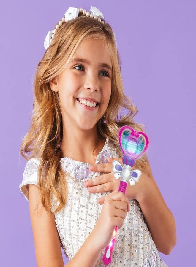 ArtCreativity عصا قلب مضيئة من آرت كرييتيفيتي للأطفال - عصا أميرة سحرية بطول 13.5 بوصة مع مصابيح LED دوارة وصوت، هدية مثالية ليوم عيد الحب للفتيات، عصي ألعاب للأطفال، أميرة مضيئة بنفسجية - Image 4
