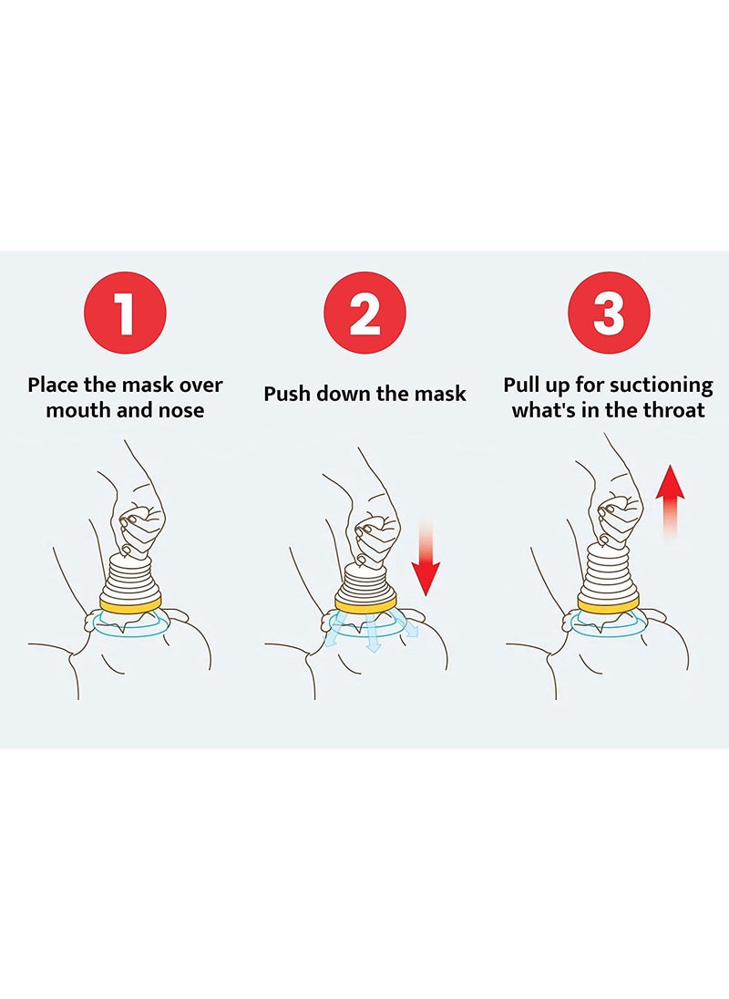 General Breathing trainer suffocation emergency rescue mask artificial cardiopulmonary capacity is suitable for suffocation first aid training  - Image 3