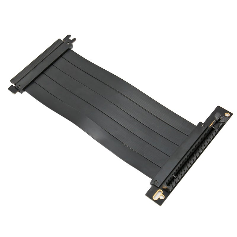 كابل رايزر PCIE 4.0 X16 بطول 40 سم للاتصال والاستخدام الفوري - امتداد بطاقة رسومات عالية السرعة لتثبيت وحدة معالجة الرسومات عموديًا، وبناء أجهزة الكمبيوتر - Image 1