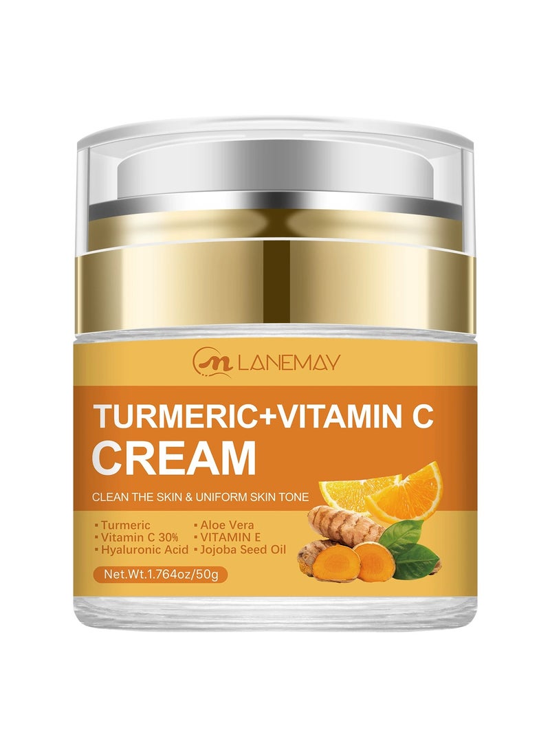 LANEMAY Turmeric Skincare Moisturizing Cream Cleansing Mask Hydrating Firming Face Cream - Image 1