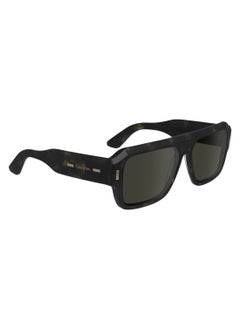 CALVIN KLEIN FULL RIM ACETATE MODIFIED RECTANGLE CALVIN KLEIN SUN CK24501S  5615 (341) KHAKI HAVANA  - Image 3