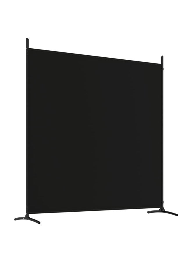 فيداكسل مقسم غرفة 4-ألواح أسود 698×180 سم قماش 350285 - Image 4