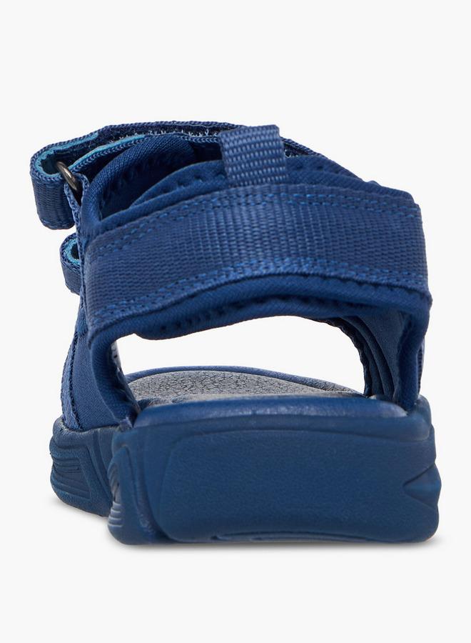 جونيورز صنادل أطفال بشريط أحادي اللون وإغلاق لاصق - Image 4