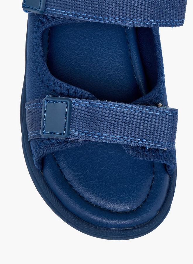 جونيورز صنادل أطفال بشريط أحادي اللون وإغلاق لاصق - Image 3