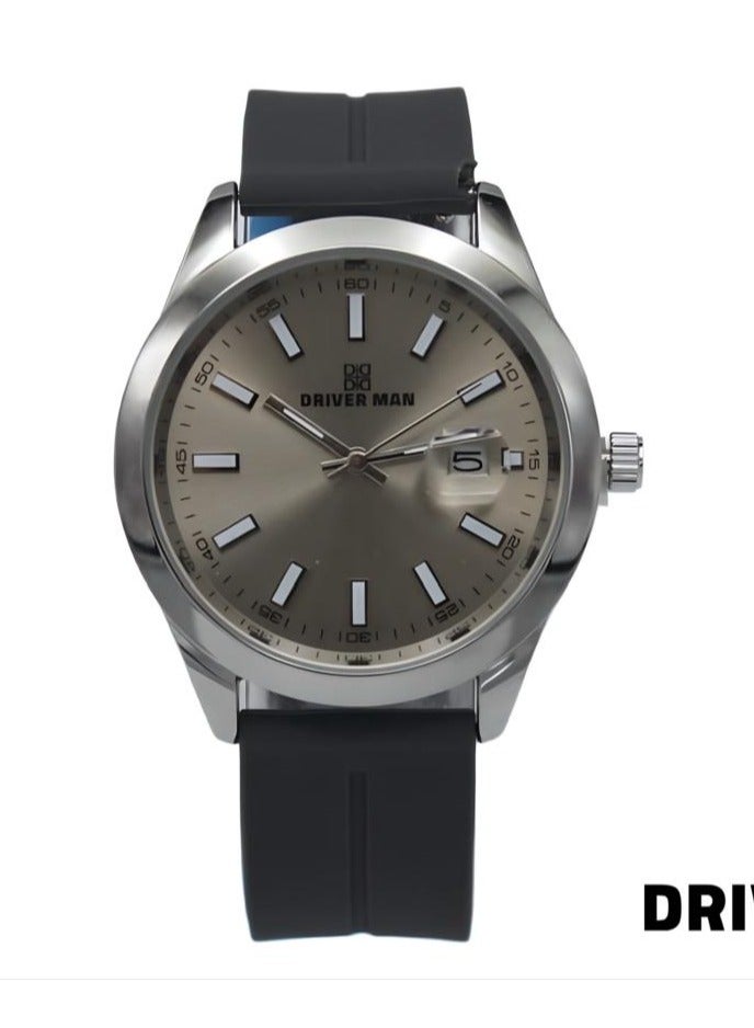 ساعة يد رجالي ماركة درايفر مان بتصميم انيق وجذاب